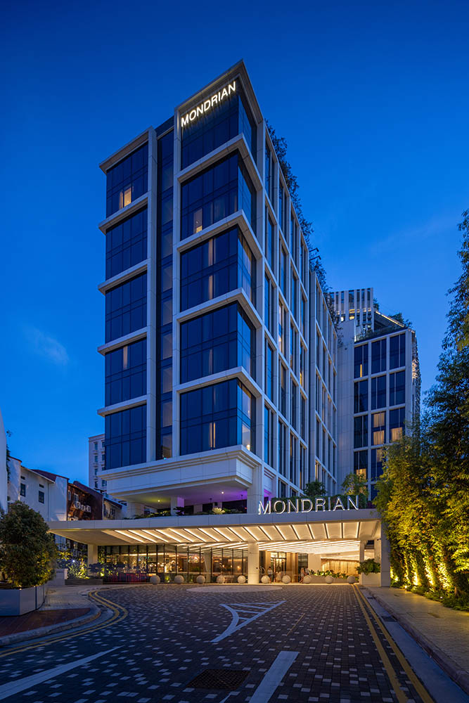 Mondrian Hotel Singapore. DP Architects.