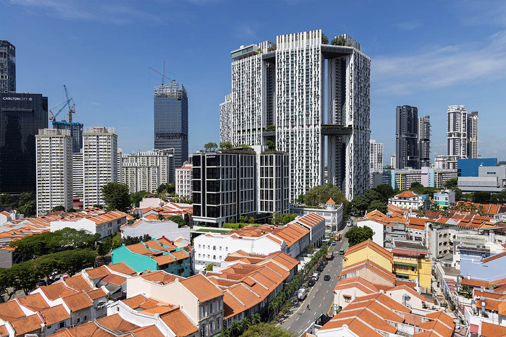 Mondrian Hotel Singapore. DP Architects.